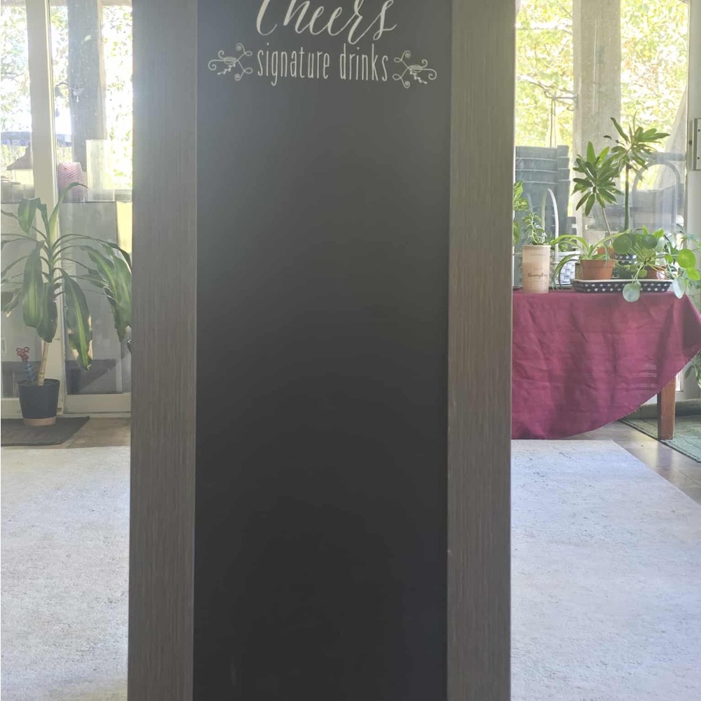 Cheers ~ Signature Drinks Chalkboard